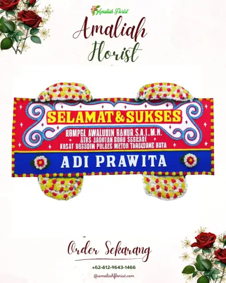 Papan Bunga Ucapan Selamat Cikopo
